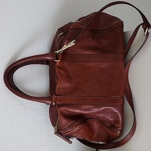 Tosca blue leather bag